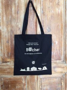 Der Beutel mit Aufschrift BÖcher